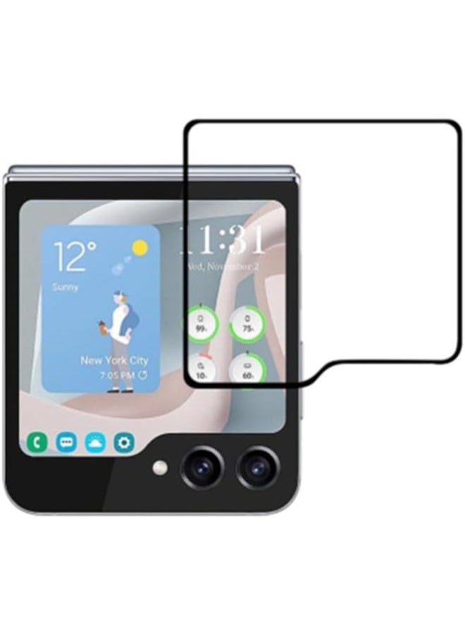 واقي شاشة لهاتف سامسونج جالاكسي زد فليب 6 من الزجاج المقوى - شفاف - Image 1