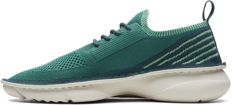Clarks Men's Origin2 Sneaker, Green Knit, 12 - Image 1