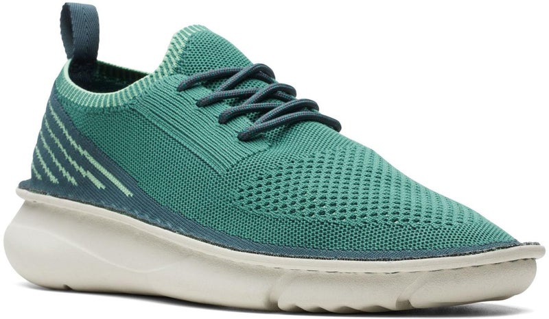 Clarks Men's Origin2 Sneaker, Green Knit, 12 - Image 3