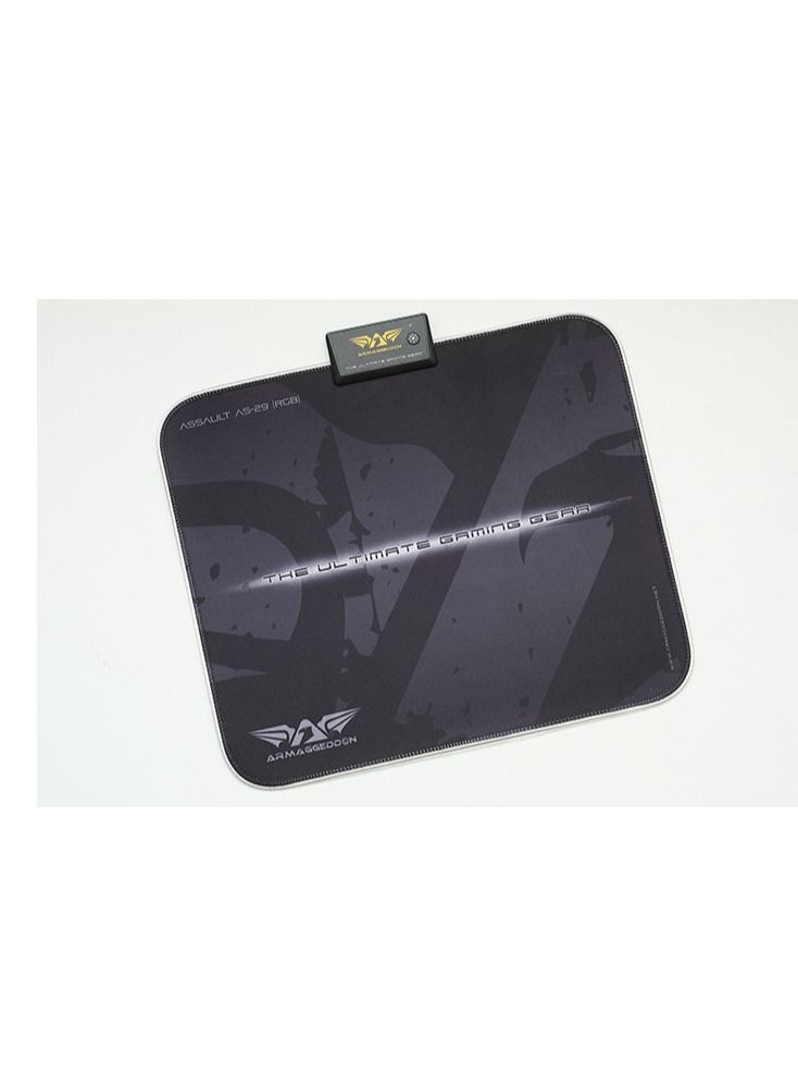 Armaggeddon Assault AS-29 RGB Light-up Mouse Pad with Multi Bright Lighting Systems - Image 1