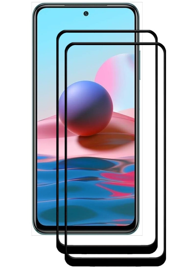 ACLIX 2 Pieces Antistatic ESD Dustproof Premium Quality High Definition Tempered Glass Screen Protector Designed For Xiaomi Redmi Note  10 - Image 1