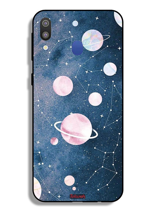 Tolwak Samsung Galaxy M20 Protective Case Cover Space Art - Image 2