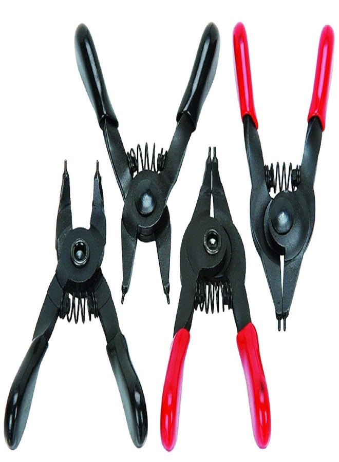 VCT 4 PC MINI MINIATURE SIZE INTERNAL AND EXTERNAL SNAP RING PLIER TOOL KIT SET - Image 2