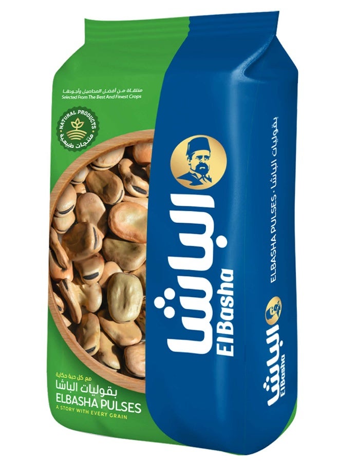 El Basha Broad Faba Beans 700G, Dry Fava Beans For Foul Soups And Stews - Image 1