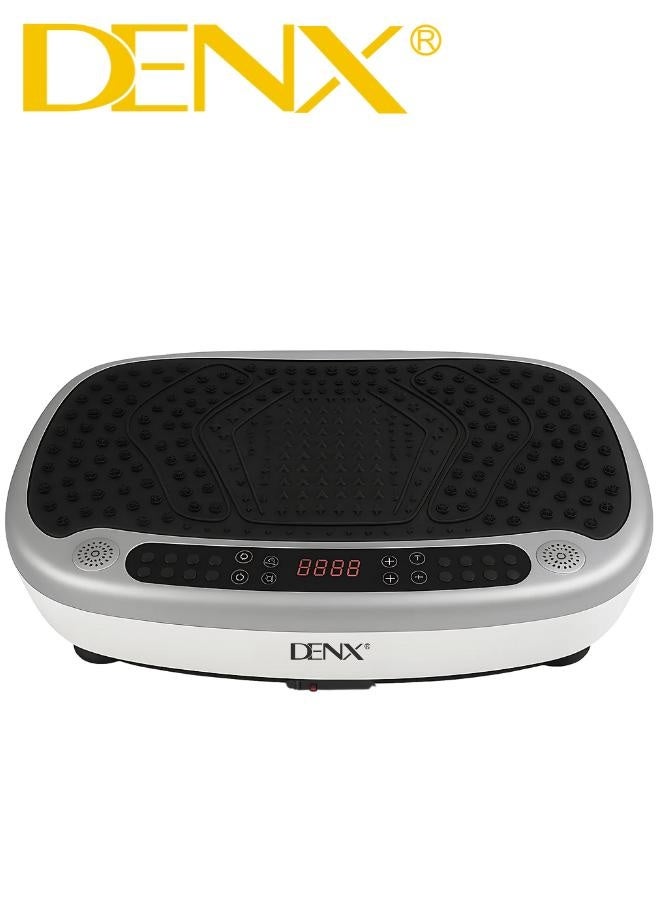 Denx Vibration Plate Exercise Machine - Whole Body Workout Vibration Fitness Platform w/ Loop Bands - Home Training Equipment for Weight Loss & Toning - Image 1