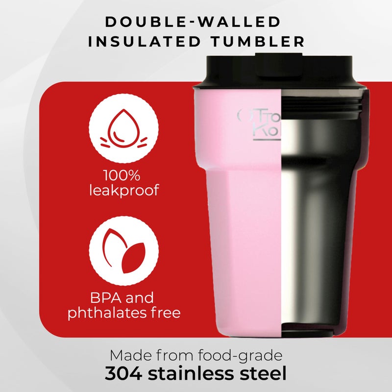 OTTO KONING Travel Mug 350ml (12oz) - Leakproof Insulated Coffee Cup - Image 5