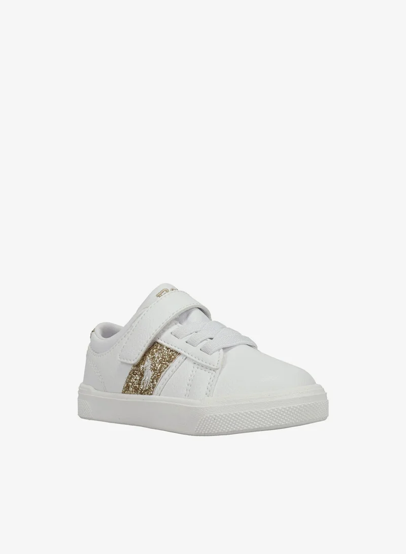 بولو رالف لورين FRAZIER PS Logo Embroidered Velcro Sneakers