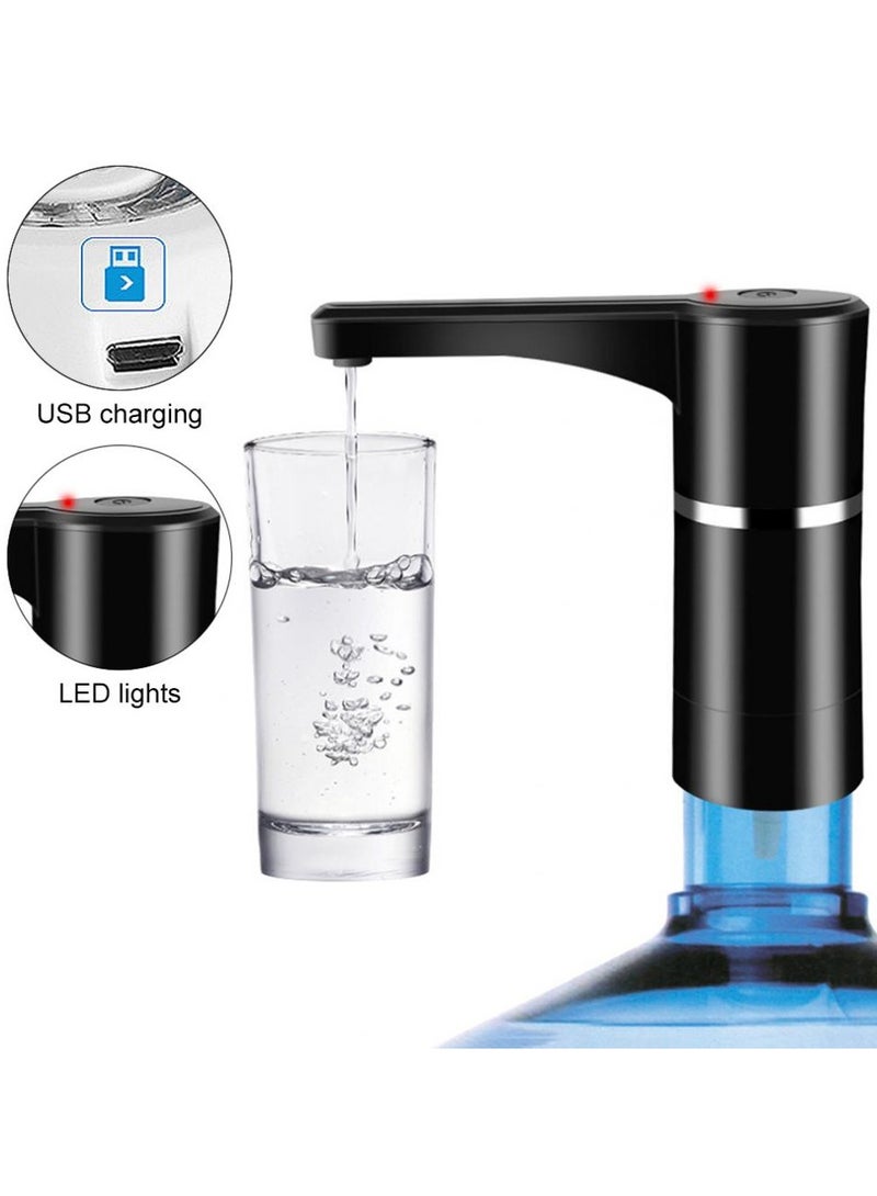 JIHAM Rechargeable Electrical Automatic Water Pump Top Dispenser - Convenient and Portable for Bottled Water at Home or Office - Image 2
