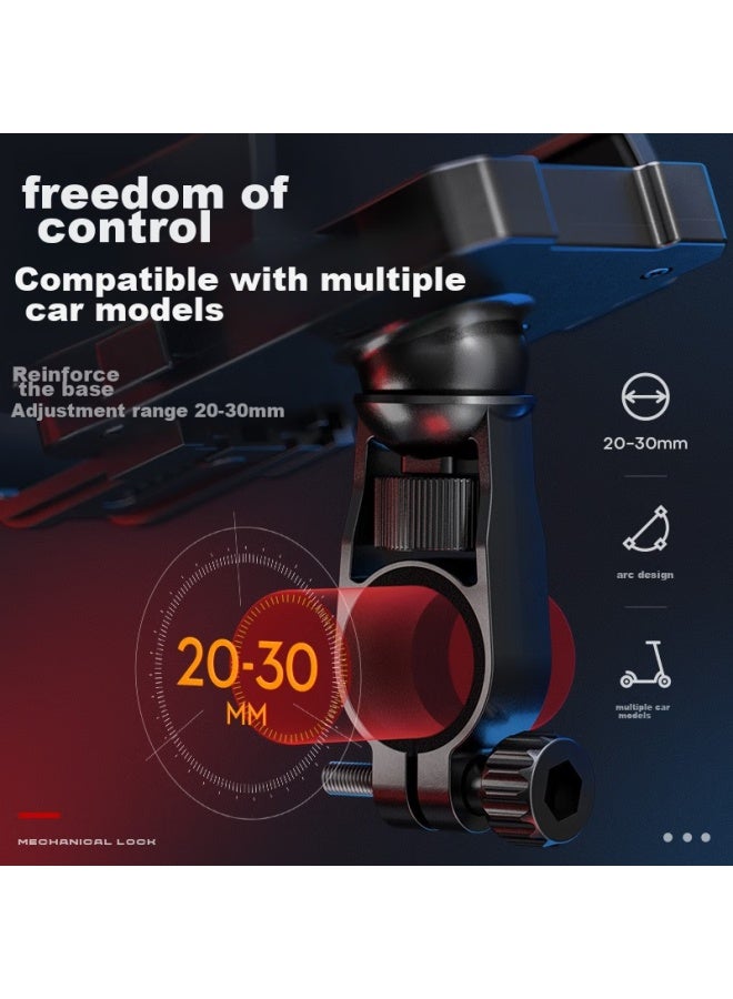 Supfire Lk18 Electric Vehicle Phone Holder, Bicycle, Electric Scooter, Motorcycle, Food Delivery Rider, Quick-lock Phone Mount, Handlebar Style - Image 5