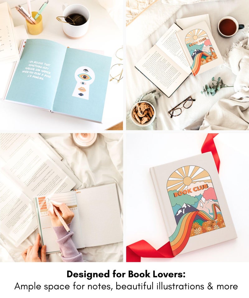 Lamare Book Journal for Book Lovers â€“ Hardcover Reading Tracker Journal with Ribbon Bookmark, Track, Organize and Review Your Favorite Books - Image 5