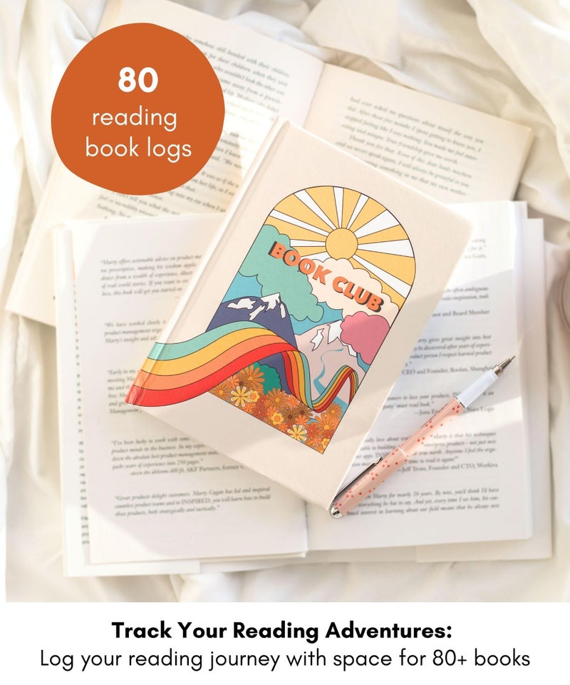 Lamare Book Journal for Book Lovers â€“ Hardcover Reading Tracker Journal with Ribbon Bookmark, Track, Organize and Review Your Favorite Books - Image 2