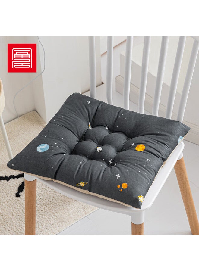 Foojo Thickened Seat Cushion, Chair Pad, Floor Mat, Living Room Sofa Rug, Mat, Dining Chair Pad, 40*40*10cm, Gray - Image 1
