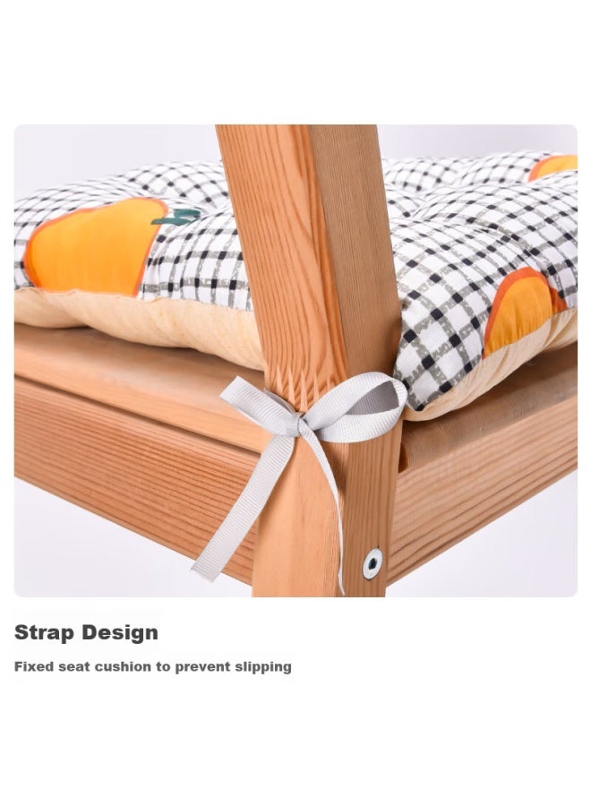 Foojo Thickened Seat Cushion, Chair Pad, Floor Mat, Living Room Sofa Rug, Mat, Dining Chair Pad, 40*40*10cm, Gray - Image 5