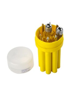 ALLKING Tata Screwdriver Kit with 8 Blades | Electrical Tester with Multipurpose Application | Yellow Set 