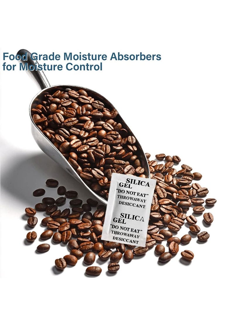 HomarKet - 100 Packs Food Grade Dessicant Silica Gel 3 Gram - Image 1