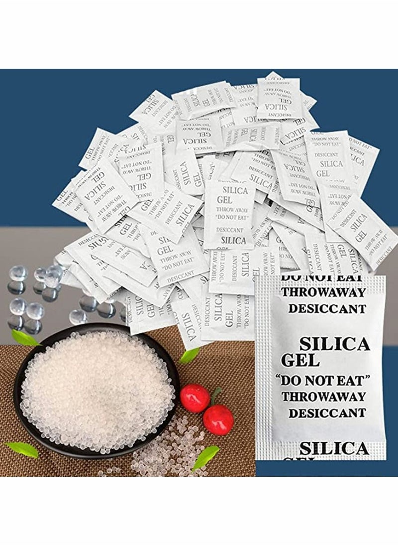 HomarKet - 100 Packs Food Grade Dessicant Silica Gel 3 Gram - Image 1