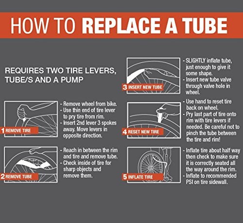 BELL 12-1/2-Inch Universal Inner Tube, Width Fit Range 1.75-Inch to 2.25-Inch, Black - Image 3