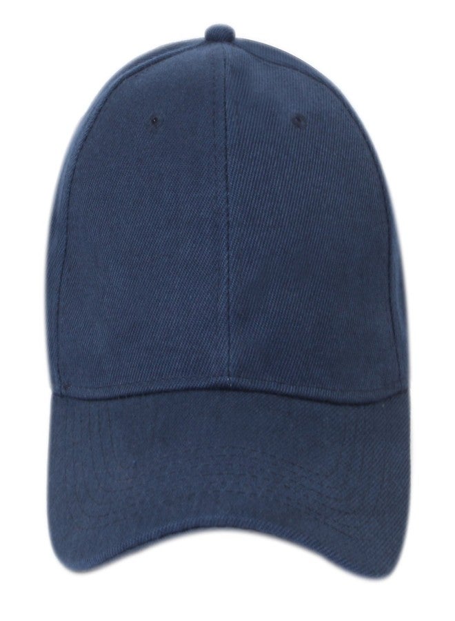 ILU Cap for Men Women Topi Unisex Head Branded Boy's Girl's Caps Adjustable Strap Summer Sports Cricket Gym Dance Cotton Free Size Woolen Fashion Baseball Hip hop Helmet Winter Snapback (Blue) - Image 1