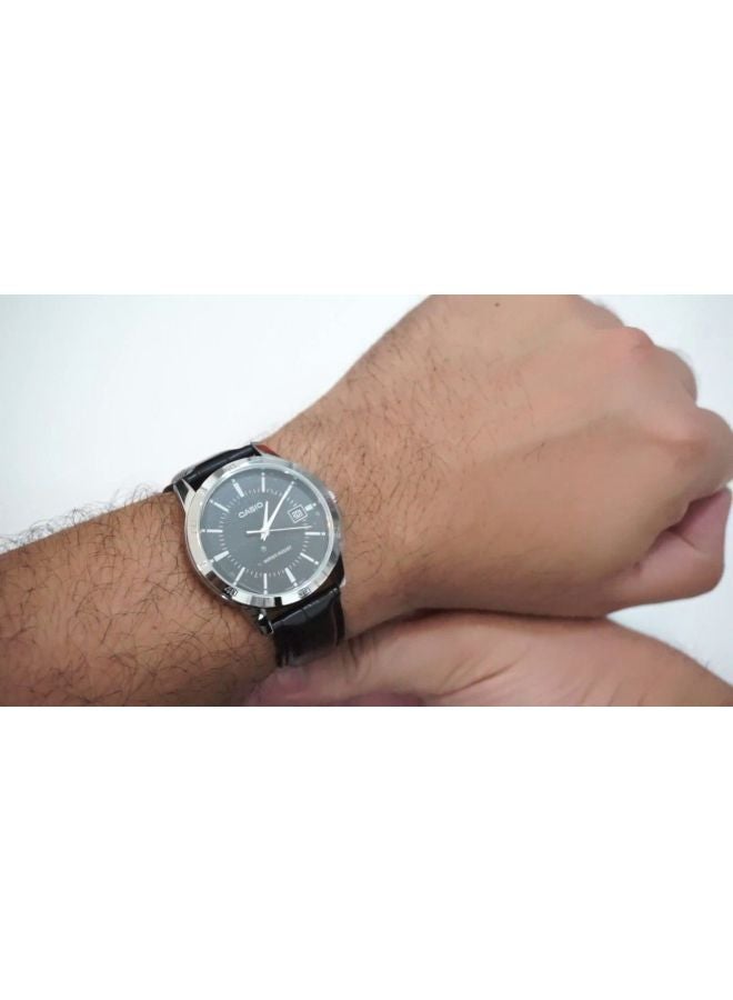 CASIO Women Leather Analog Watch LTP-V004L-1A - Image 4