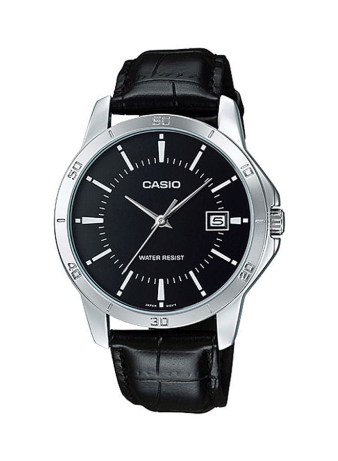 CASIO Women Leather Analog Watch LTP-V004L-1A - Image 1