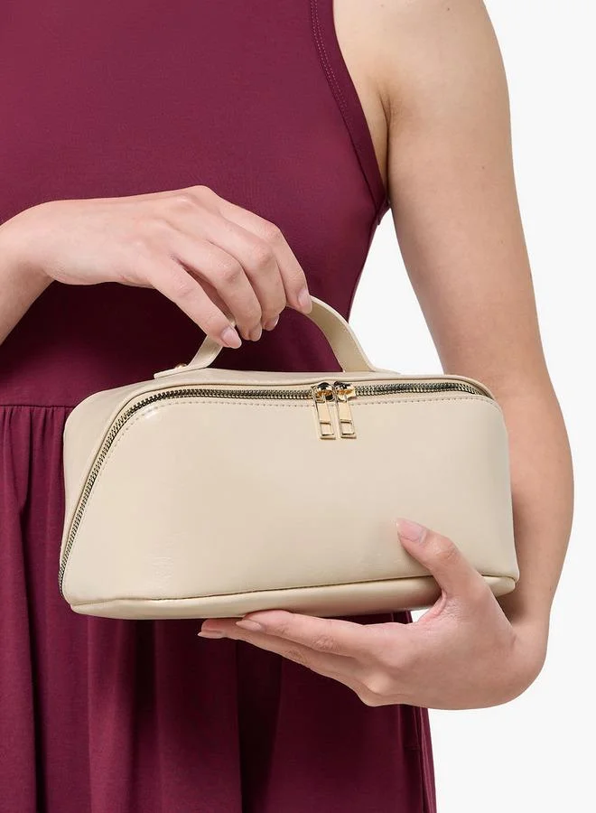 Splash FAV Makeup Bag with Angled Zip Closure