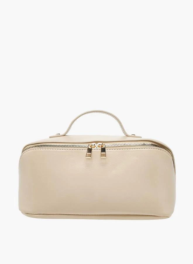 Splash FAV Makeup Bag with Angled Zip Closure
