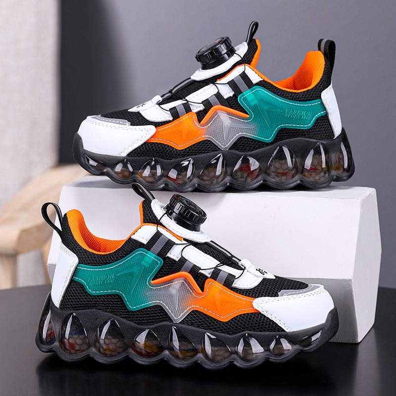 Sale Boys' Shoes 2024 Autumn New Boys' Dad Shoes With Rotating Buckle For Older Children - Image 3