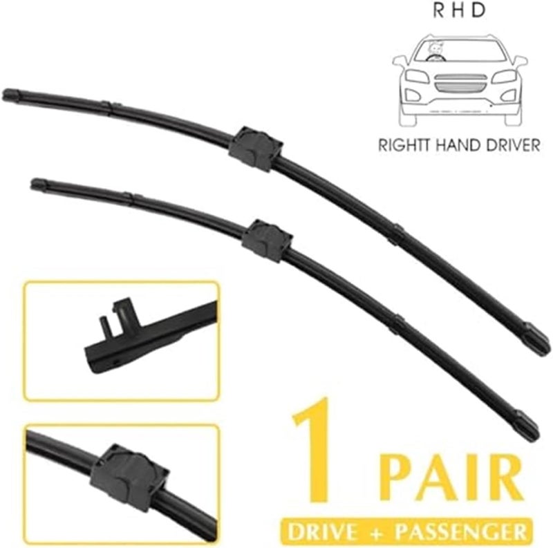 Wivplex Car Wiper Blade Set for 3 Series E92 (2006-2009) - Image 4