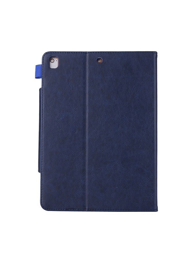 NIBEMINENT Business Style Horizontal Flip Leather Case With Holder/Card Slot/Photo Frame And Wallet For Apple iPad 10.2 inch Blue  - Image 2