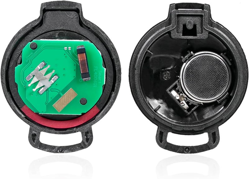 مفتاح بعيد المدى بدون مفاتيح Unifizz 4 أزرار جديد لسيارة مرسيدس-بنز Smart Fortwo (2008-2015)، أسود، KR55WK45144، PCF7941، شريحة - Image 2