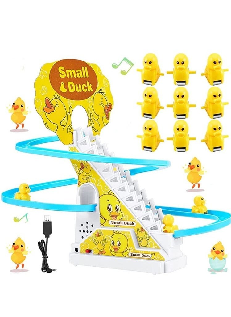 FUN MOMENT Electric duck track with LED lights and music  - Image 1
