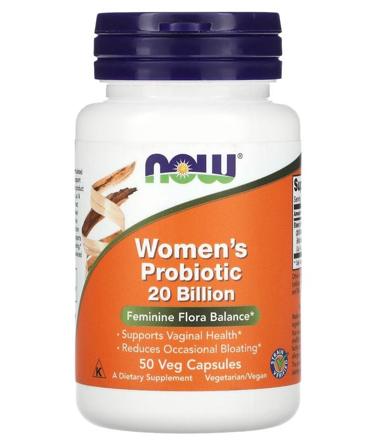 now Woman's Probiotic 20 Billion 50 Veg Capsules