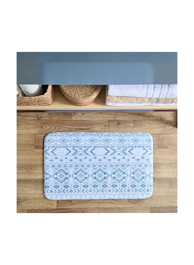 Home Box Aurora Sally Foam Printed Bath Mat 75 x 45 cm