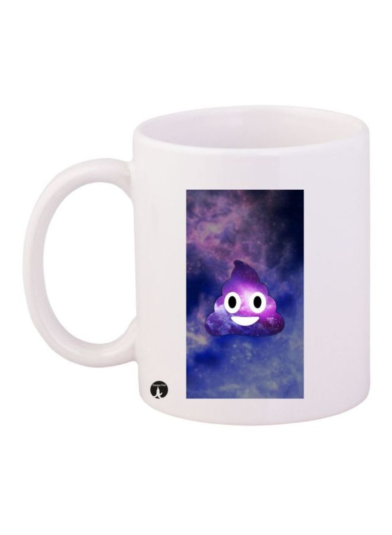 RKN Emojis Printed Mug White/Blue Standard Size