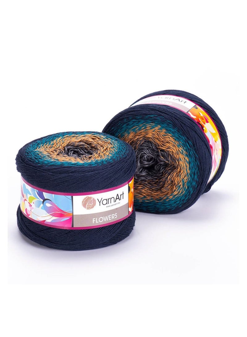 YarnArt Set Of 2 Pcs  Flowers Yarn For Knitting - Image 1