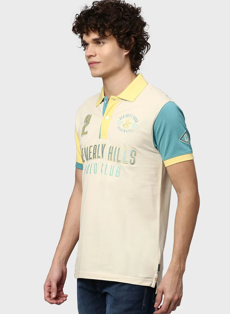 bhpoloclub Text Print Polo