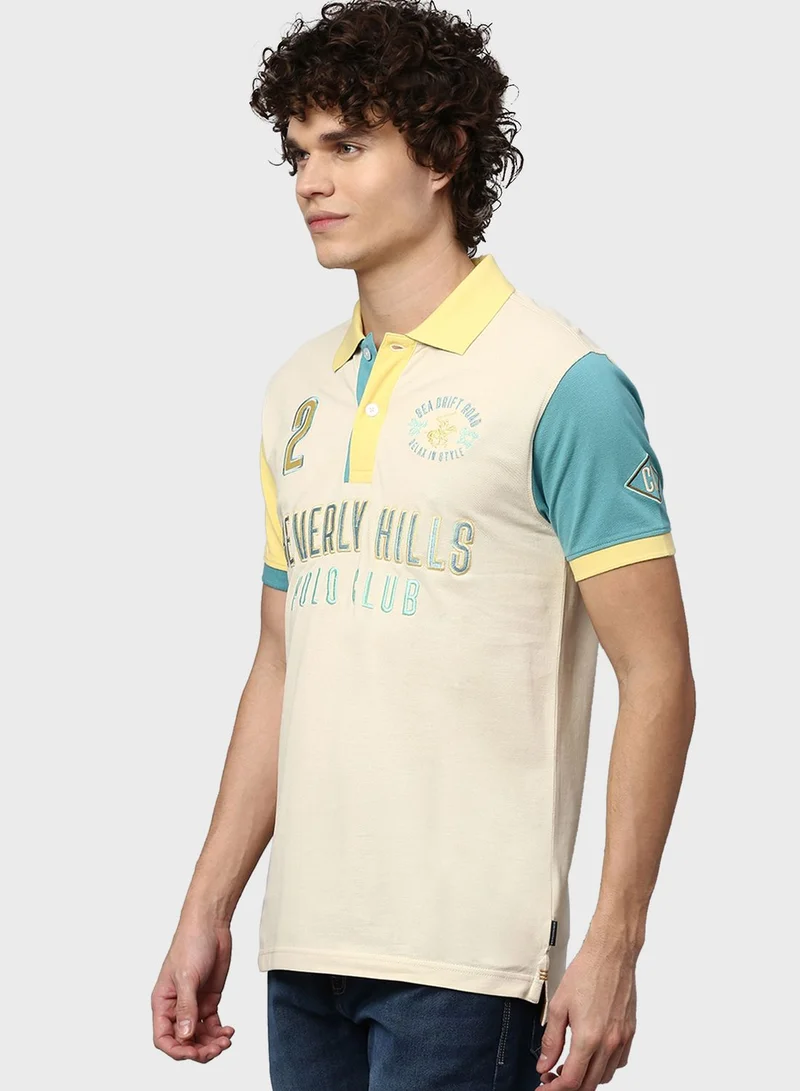 bhpoloclub Text Print Polo