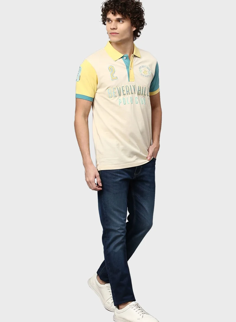 bhpoloclub Text Print Polo