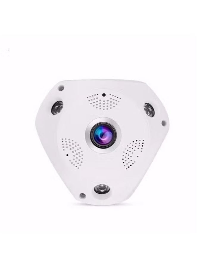 Generic 360° Panoramic Camera VR Wireless WiFi Surveillance Camera with Night Vision, Two-way Voice and Motion Detection  - Image 1