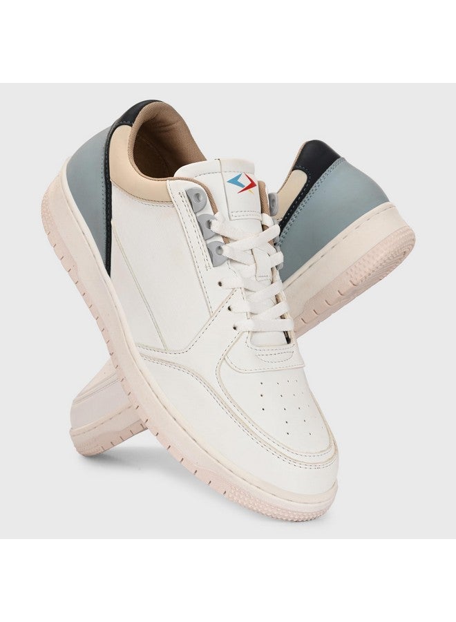 Cruiser Men's Augustus White-Grey Sneakers_8 UK (2505-1) - Image 5