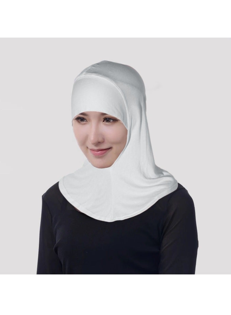 Cotton Hijab Head Scarf Classic Long Scarf Turban Cap for Girls Amira Muslimah - Image 2