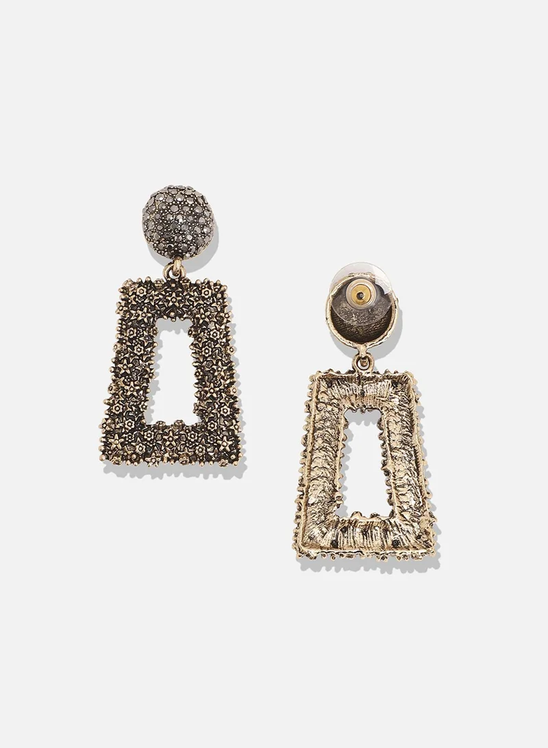 Sohi  Antique Geometric Cluster Artificial Drop Earring Jewellery for Women | Best Price UAE