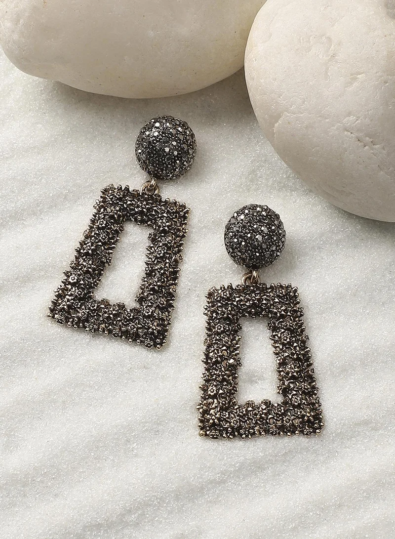 Sohi  Antique Geometric Cluster Artificial Drop Earring Jewellery for Women | Best Price UAE