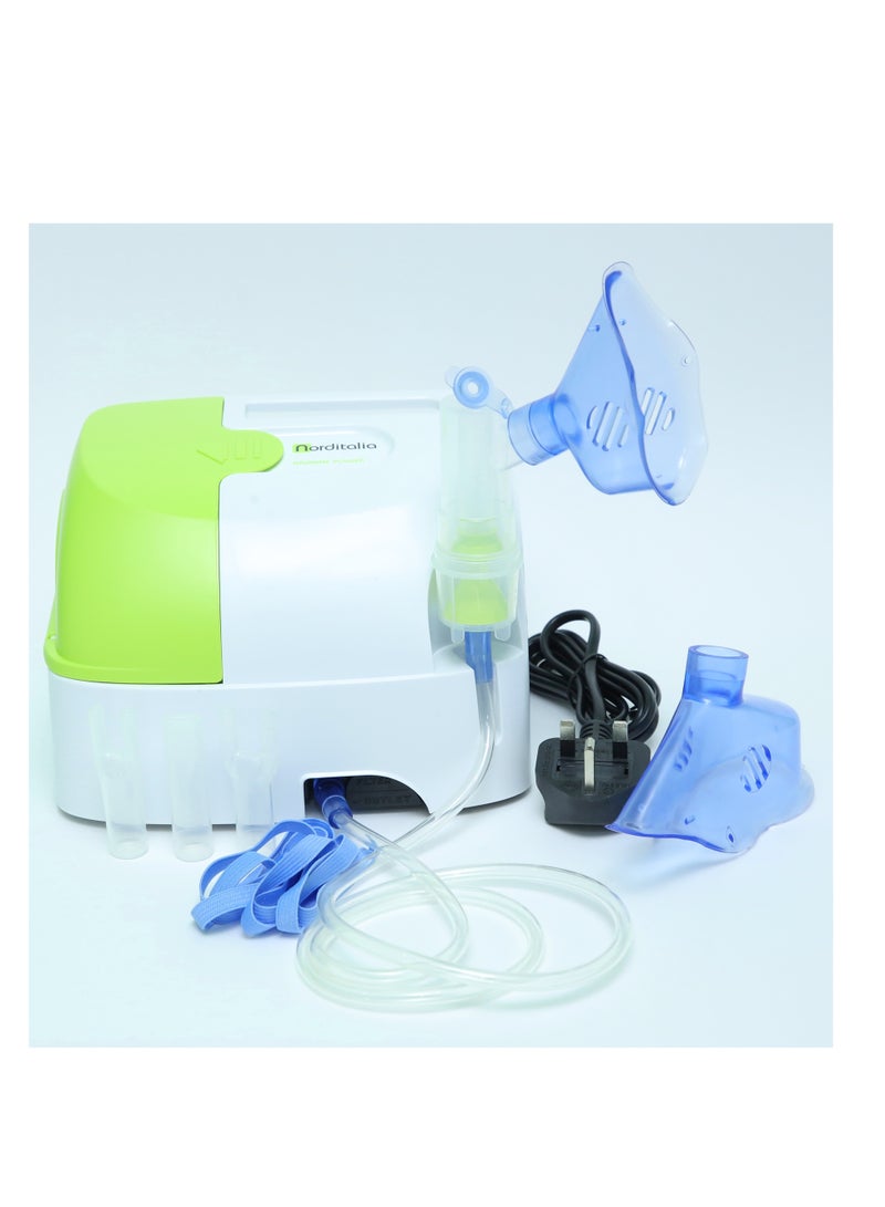 NORDITALIA Arianne Nebulizer with accessories includes for coughs and cold.