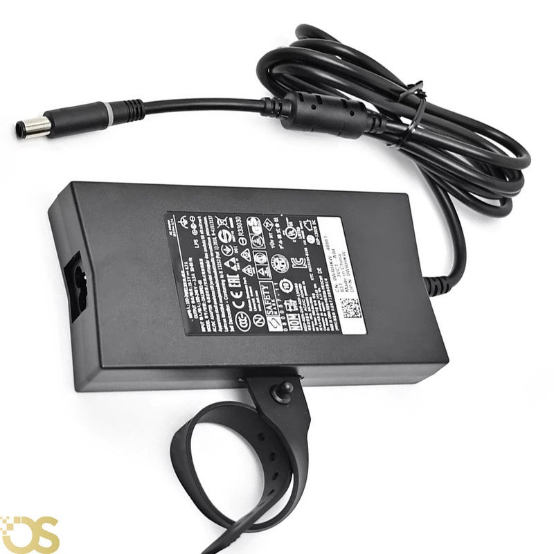 OS Laptop charger 130W compatible with Dell  Edition, comes with a connector size (7.4×5.0mm) PIN (7450), suitable for compatible devices with the same standard specifications, includes the adapter and AC power cable, safe, fast, and stable charging, with a 1-month warranty from OS STORE. - Image 1