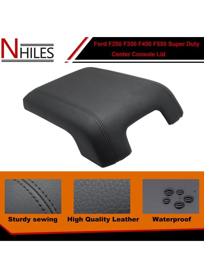 NHILES Black Center Console Lid Kit Replacement Compatible with Ford F-250 Super Duty F-350 Super Duty F-450 Super Duty F-550 Super Duty 2011 2012 2013 2014 2015 2016 Replaces# BC3Z2806024AA - Image 4