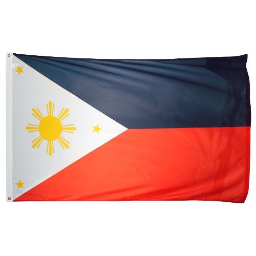 US Flag Store علم الفلبين من متجر العلم الأمريكي، بوليستر سوبر كنيت، 3 × 5 أقدام - Image 1