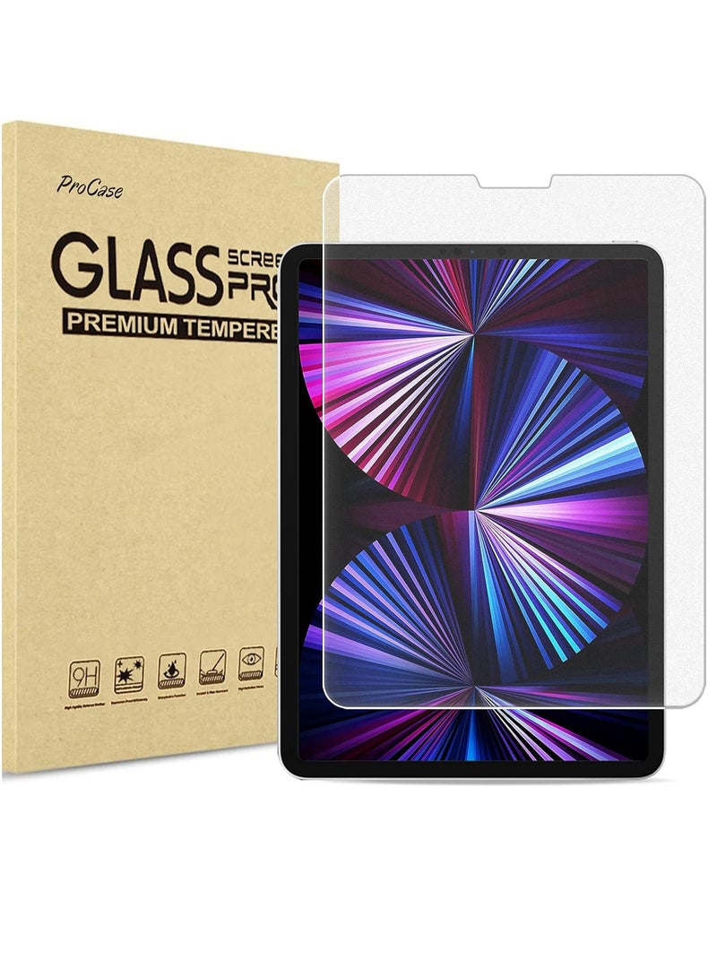 Procases Matte Screen Protector for iPad Pro 11 Inch Anti Fingerprint Matte Tempered Glass Screen Film Guard Screen Protector - Image 1