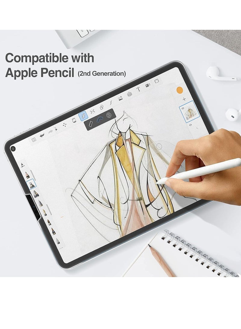 Procases Matte Screen Protector for iPad Pro 11 Inch Anti Fingerprint Matte Tempered Glass Screen Film Guard Screen Protector - Image 4