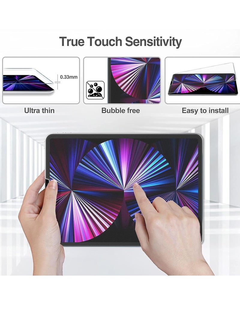 Procases Matte Screen Protector for iPad Pro 11 Inch Anti Fingerprint Matte Tempered Glass Screen Film Guard Screen Protector - Image 5